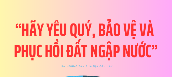 hình ảnh tuyên truyền Ngày đất ngập nước